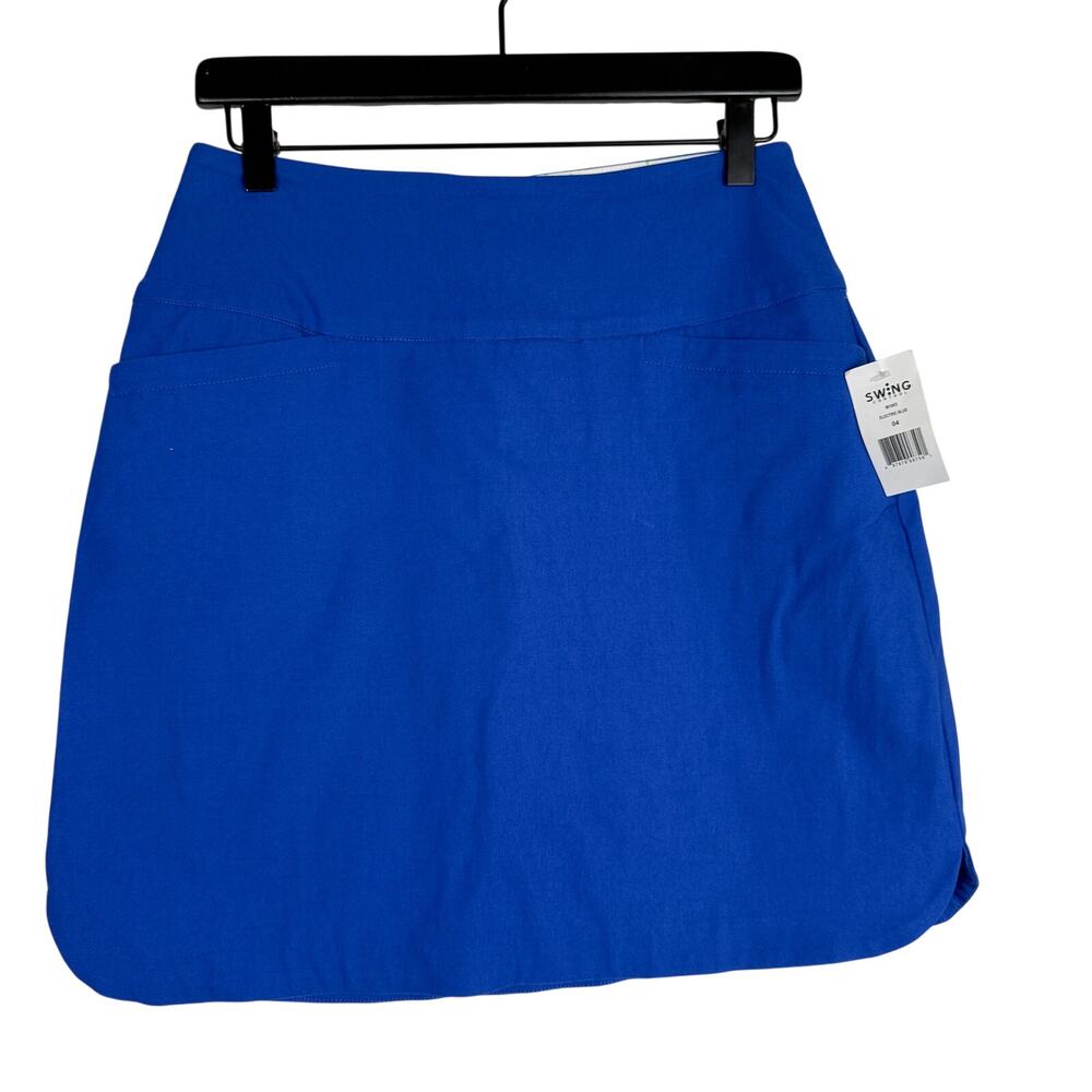 New Swing Control Womens Golf Masters Skort Blue Skirt $125 - 4